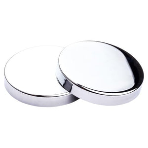 84mm Schweres Maß glänzend silberner Deckel mit Silikondichtung – Premium-Glasverschluss
