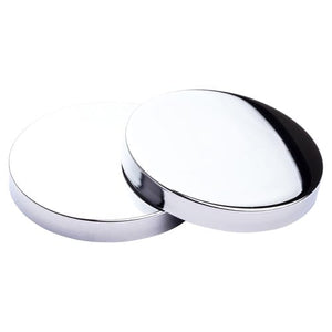 82mm Leichtes Maß glänzend silberner Deckel mit Silikondichtung – Glasverschluss