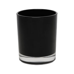27cl Internally Black Gloss Candle Glass – 270ml Candle Jar