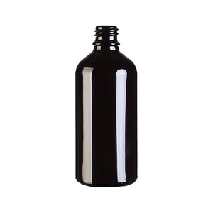 100 ml Schwarze Tropfflasche – UV-schutzfähige Flasche für Öle & Seren