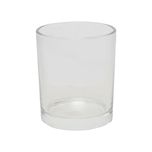 20 cl Flachboden-Glas für Kerzen – 200 ml Weißer Flint-Kerzenbehälter