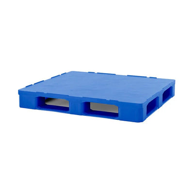 Kunststoffpalette – 1200 x 1000 x 160 mm – Geschlossenes Deck – Virgin HDPE – Umlaufende Basis