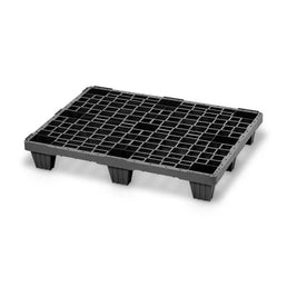Nestable Plastic Display Pallet – 800x600x130mm – Closed Deck – HDPE – 1000kg Dynamic Load