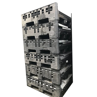 Plastic Pallet Box – 1200x1000x975mm – 814L – Foldable with 4 Doors