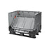 Plastic Pallet Box – 1211x811x902mm – 590L – Foldable with Lid