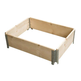 Holzpalettenrahmen – 800 x 600 x 200 mm – Gebraucht – Klappbar mit 4 Scharnieren