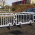Plastic Crowd Control Barrier - 2000 x 1100mm HDPE Safety Barrier