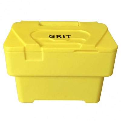 Plastic Yellow Salt & Grit Bin 115 Litre - 800 x 474 x 605mm