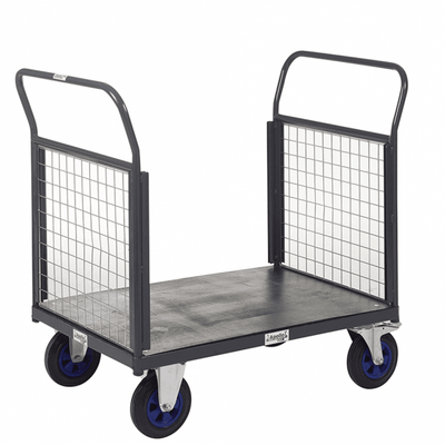 Heavy Duty Platform Trolley with Mesh End Panels – 600kg Capacity