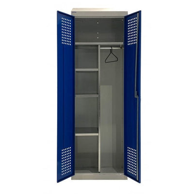 Police Service Steel Locker with 1 Compartment & 3 Shelves