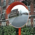 Premium Outdoor Traffic Mirror with Anti-Glare Hood – Convex Safety Mirror – Up to 30m Viewing Distance