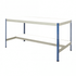 Rivet Workbench with Melamine Worktop and Half Undershelf