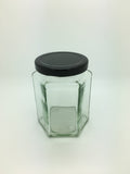 12oz Hexagonal Jam Empty Jar (280ml) – Pallet of 2,376