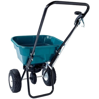 Salt Spreader 36kg Capacity with Pneumatic Wheels for Snow and Ice