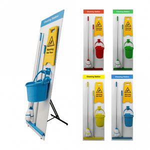 Equipped Shadow Board Cleaning Station – Wall Mounted
