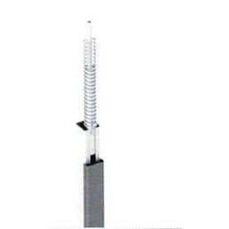 Federbügel-Klemmstange – 2259 x 30 x 30 mm – rostfrei, 18 kg, kompatibel mit Glasgestellen