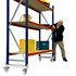 Steel Mobile Longspan Shelving Trolley, 3 Shelf Levels, 1150 W x 2170 H mm, 400kg UDL