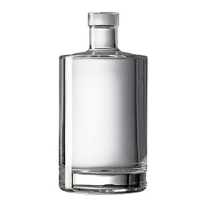 70cl Galileo Corkmouth Spirituosenflasche – 700ml Premium-Glasflasche für Whisky, Gin, Rum & Tequila (White Flint | 900g)