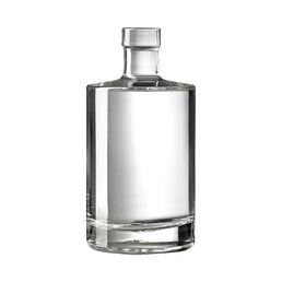 50cl Galileo Corkmouth Spirit Bottle – 500ml Premium Glass Bottle for Whisky, Gin, Rum & Tequila (White Flint | 750g)