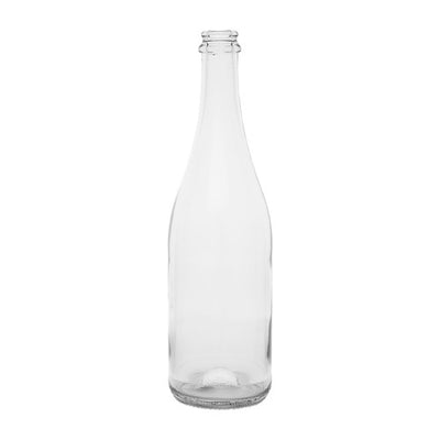 750 ml Klare Champagnerstil-Flasche – Premium-Flasche für prickelnden Wein