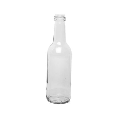 250 ml Gerade Hals Klare Glas-Mineralwasserflasche – Flintglas