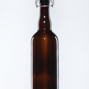 750ml Bernsteinbier Swing-Stopper-Flasche mit keramischem Stopper